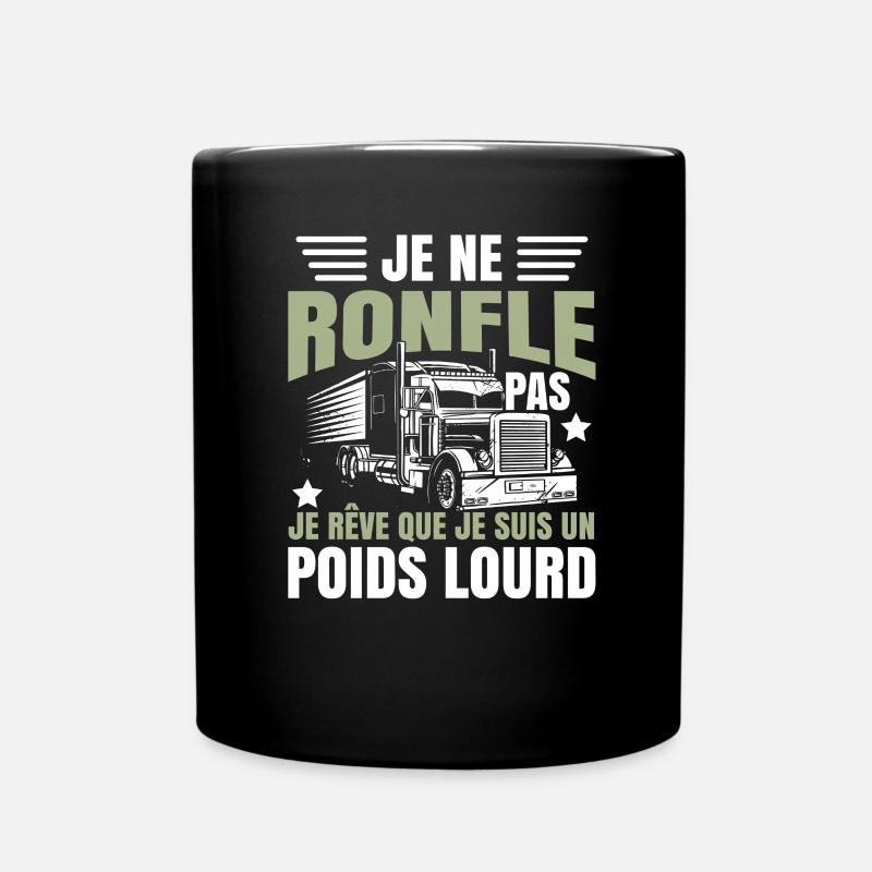 Humoristique Poids Lourd - Mug uni - noir