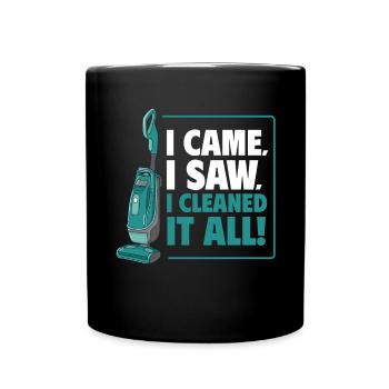 Aide domestique, femme de ménage, femme de ménage - Mug uni - noir - Devant