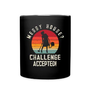 Aide domestique, femme de ménage, femme de ménage - Mug uni - noir - Devant