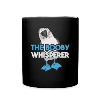 Blue-footed Booby Seabird Blue-footed Booby Seabird - Full Colour Mug - black - Front