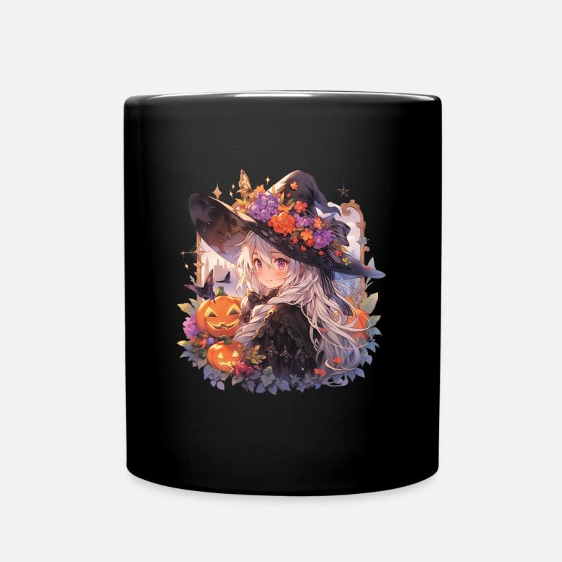 Witch Witch Witch Halloween Witch Outfit - Full Colour Mug - black