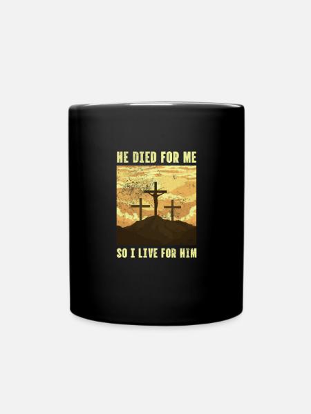 Bibel - Tasse einfarbig - Schwarz