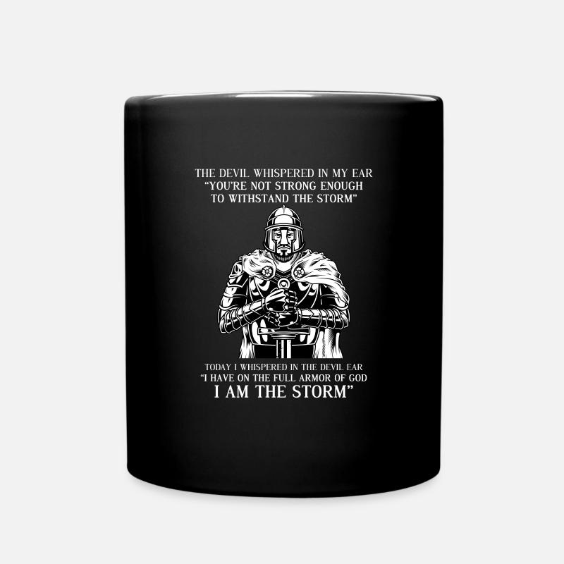 Bibel Bibelvers Christliche Sprüche Jesus Geschenk - Tasse einfarbig - Schwarz