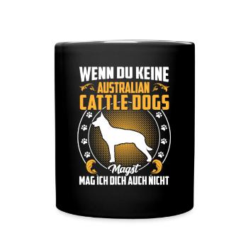 Dislike Australian Cattle Dog - Full Colour Mug - black - Front