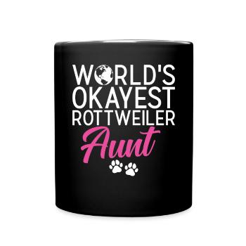 Rottweiler Gifts - Tasse einfarbig - Schwarz - Vorne