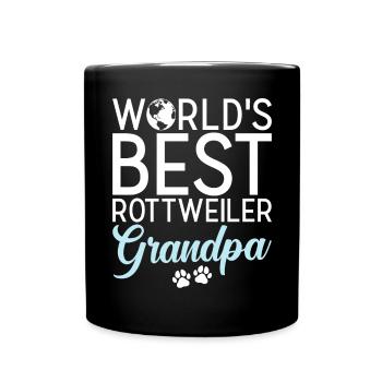 Rottweiler Gifts - Tasse einfarbig - Schwarz - Vorne