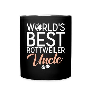 Rottweiler Gifts - Tasse einfarbig - Schwarz - Vorne