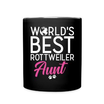 Rottweiler Gifts - Tasse einfarbig - Schwarz - Vorne