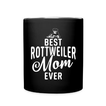 Rottweiler Gifts - Tasse einfarbig - Schwarz - Vorne