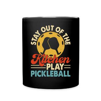 Pickleball - Mug uni - noir - Devant