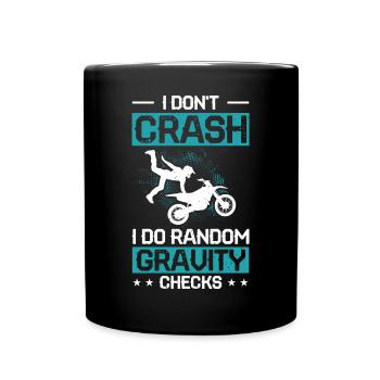 Motocross - Mug uni - noir - Devant