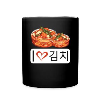 Kimchi Lover Korean Cuisine Spicy Food South Korea - Full Colour Mug - black - Front