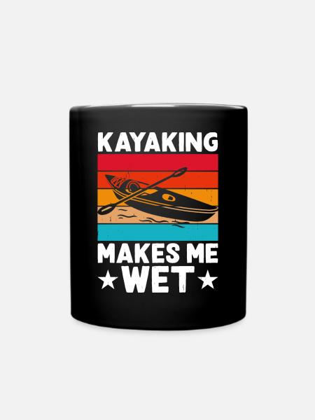Kajak Kajakfahrer Kajaker - Tasse einfarbig - Schwarz