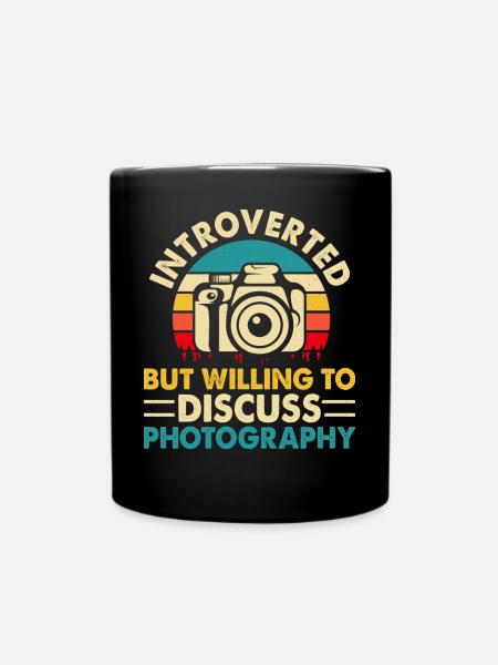 Fotograf - Tasse einfarbig - Schwarz