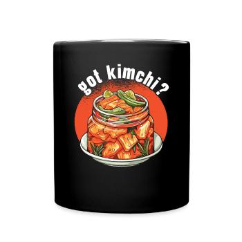 Kimchi Lover Korean Cuisine Spicy Food South Korea - Full Colour Mug - black - Front