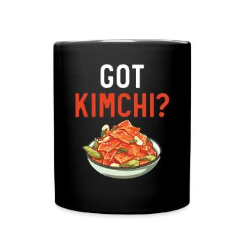 Kimchi Lover Korean Cuisine Spicy Food South Korea - Full Colour Mug - black - Front