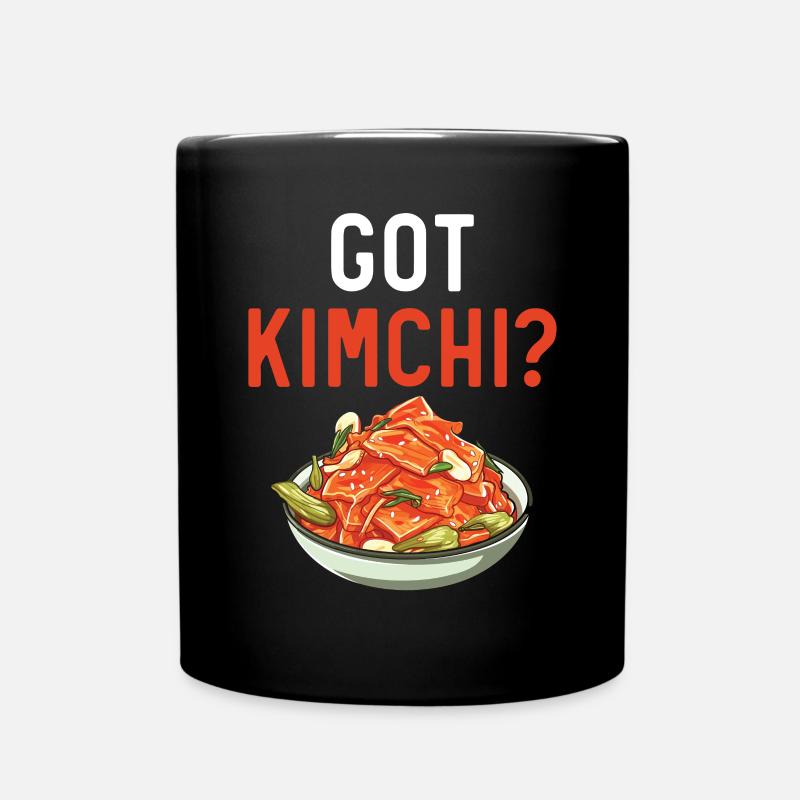 Kimchi Lover Cuisine coréenne Nourriture épicée Corée du Sud - Mug uni - noir