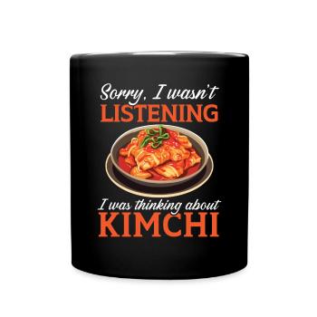 Kimchi Lover Korean Cuisine Spicy Food South Korea - Full Colour Mug - black - Front