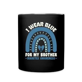 Sensibilisation au diabète - Diabète diabétique de type 1 - Mug uni - noir - Devant