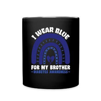 Sensibilisation au diabète - Diabète diabétique de type 1 - Mug uni - noir - Devant