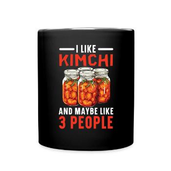 Kimchi Lover Korean Cuisine Spicy Food South Korea - Full Colour Mug - black - Front