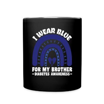 Sensibilisation au diabète - Diabète diabétique de type 1 - Mug uni - noir - Devant