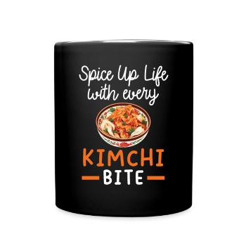 Kimchi Lover Korean Cuisine Spicy Food South Korea - Full Colour Mug - black - Front