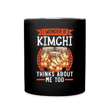Kimchi Lover Korean Cuisine Spicy Food South Korea - Full Colour Mug - black - Front