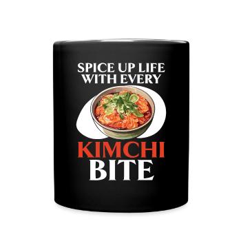 Kimchi Lover Korean Cuisine Spicy Food South Korea - Full Colour Mug - black - Front
