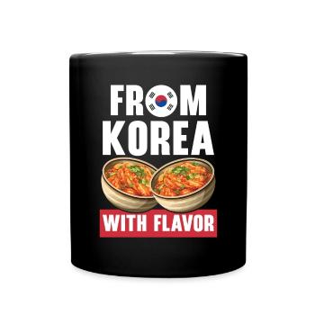 Kimchi Lover Korean Cuisine Spicy Food South Korea - Full Colour Mug - black - Front