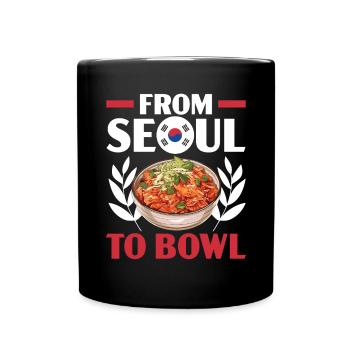 Kimchi Lover Korean Cuisine Spicy Food South Korea - Full Colour Mug - black - Front