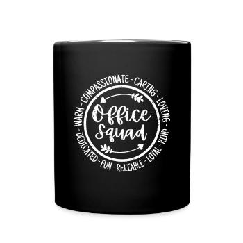Office Squad Life Coworker Office Team - Full Colour Mug - black - Front