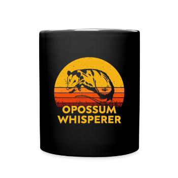 Opossum Whisperer - Mug uni - noir - Devant