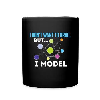 I Modell - Data Science Statistik Datenanalyst - Tasse einfarbig - Schwarz - Vorne