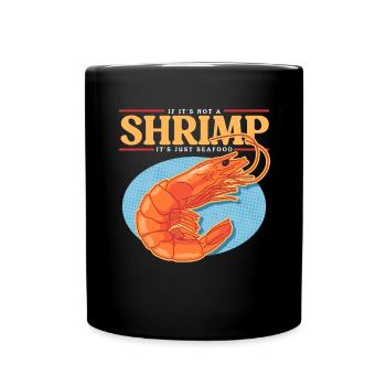 Krabben Garnelen Krabbenliebhaber Krabbe Geschenk - Tasse einfarbig - Schwarz - Vorne