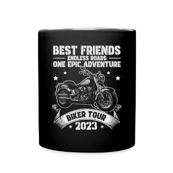 Best Friends Endless Roads One Epic Adventure - - Mug uni - noir - Devant