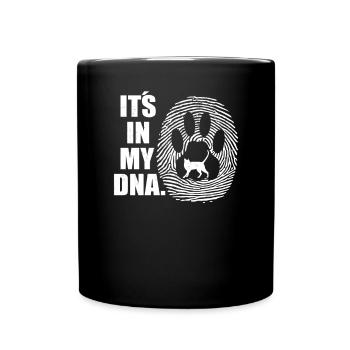 Cat Friend, Cat Accessories Gift - Full Colour Mug - black - Front