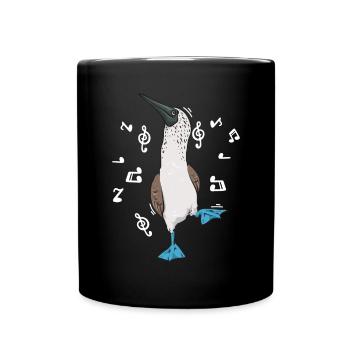 Blue-footed Booby Seabird Blue-footed Booby Seabird - Full Colour Mug - black - Front