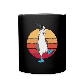 Blue-footed Booby Seabird Blue-footed Booby Seabird - Full Colour Mug - black - Front