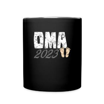 Oma 2023 - Tasse einfarbig - Schwarz - Vorne