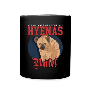 Hyena Hyena Spotted Hyena Gift - Full Colour Mug - black - Front