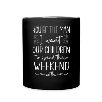 Happy Divorce Party You’re The Man - Mug uni - noir - Devant
