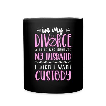 Happy Divorce Party dans mon divorce - Mug uni - noir - Devant