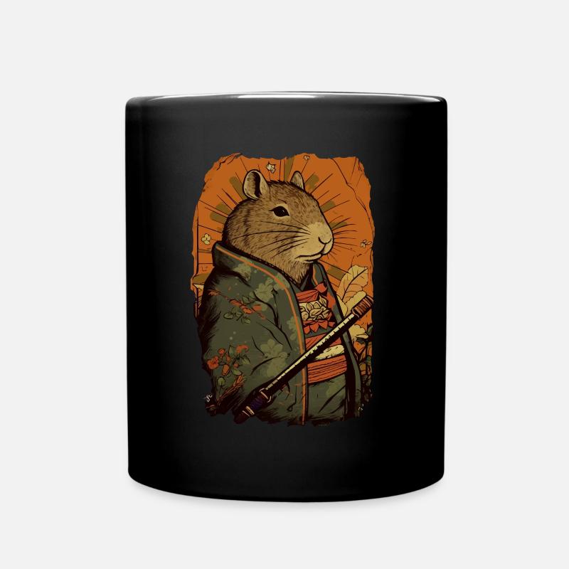 Capybara Samouraï Capybara - Mug uni - noir