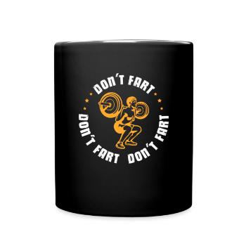 Bodybuilder Body Building Fitness Gym Gift - Full Colour Mug - black - Front
