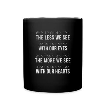 Braille - Full Colour Mug - black - Front