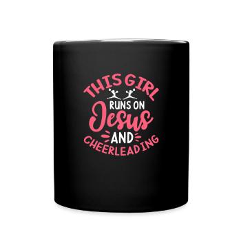 Cheerleader - Tasse einfarbig - Schwarz - Vorne
