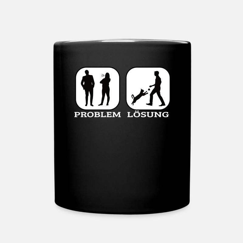Katzenfreund, Katzenzubehör Geschenk - Tasse einfarbig - Schwarz