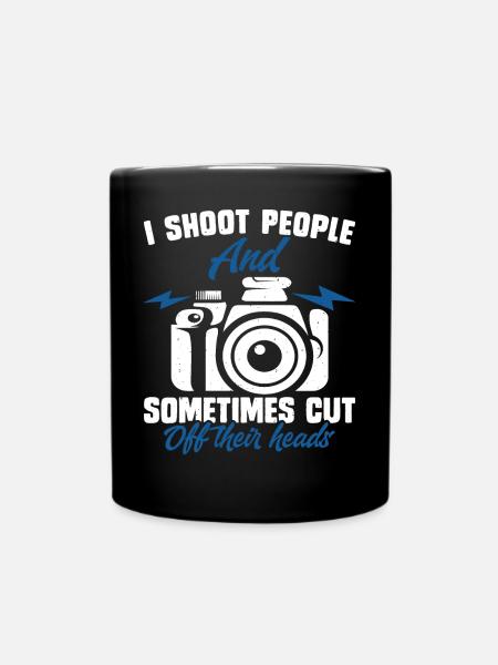 Fotograf - Tasse einfarbig - Schwarz