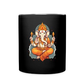 Happy Diwali Diwali Festival Indian Hindu Hinduism - Full Colour Mug - black - Front